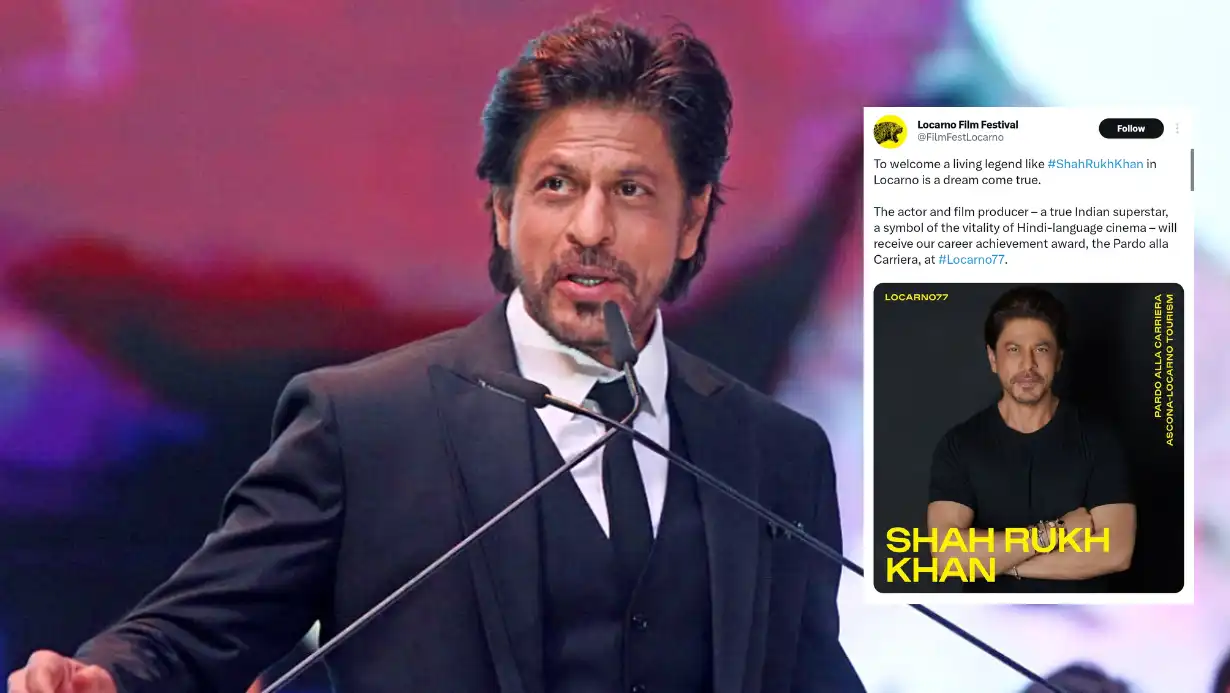 Shah Rukh Khan Receives 'pardo Alla Carriera' Award At Locarno Film Festival