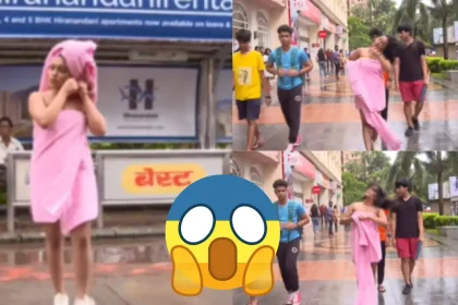 Viral Video Girl In Towel Walks On Street, Suddenly Removes Towel, Shocks Viewers!