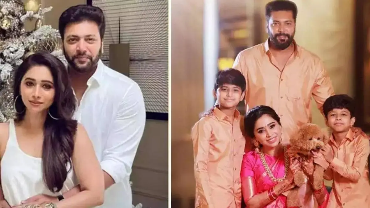 Jayam Ravi And Family