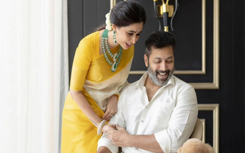 Jayam Ravi And Wife Aarti