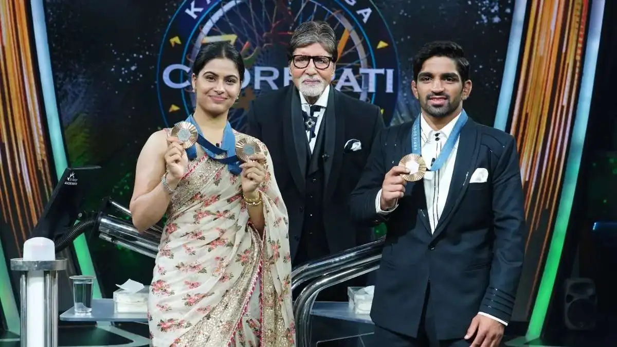 Manu Bhaker, Amitabh Bachchan, Aman Sehrawat On Kbc16