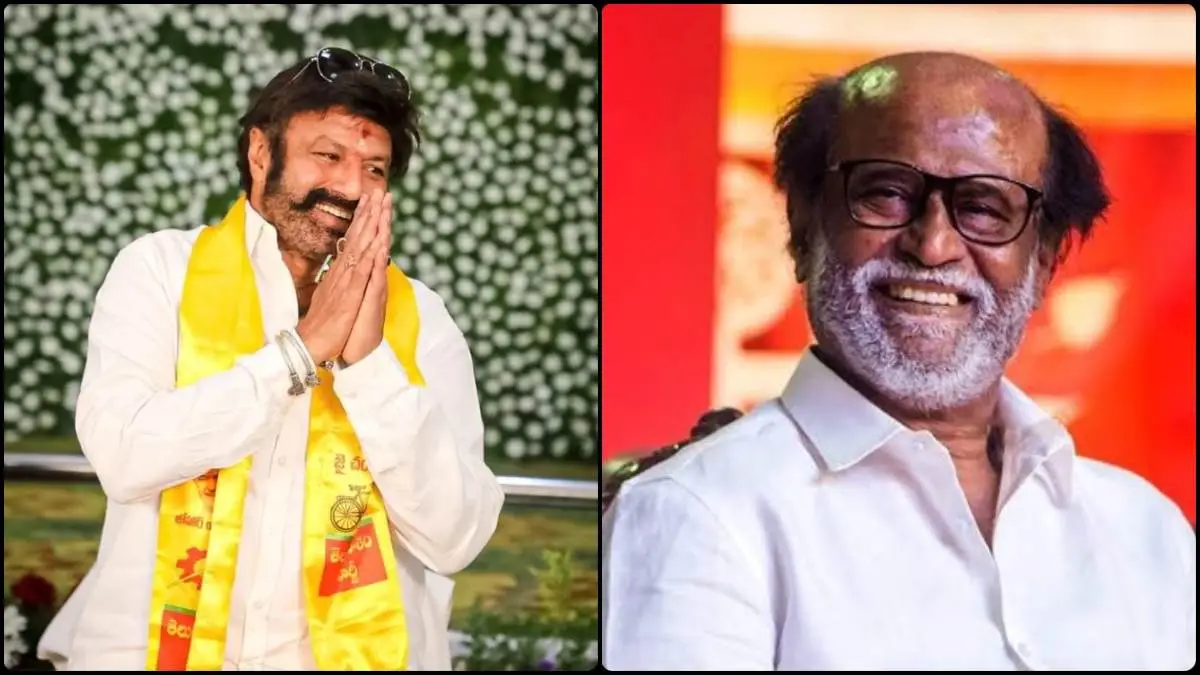 Nandamuri Balakrishna And Rajnikanth L R