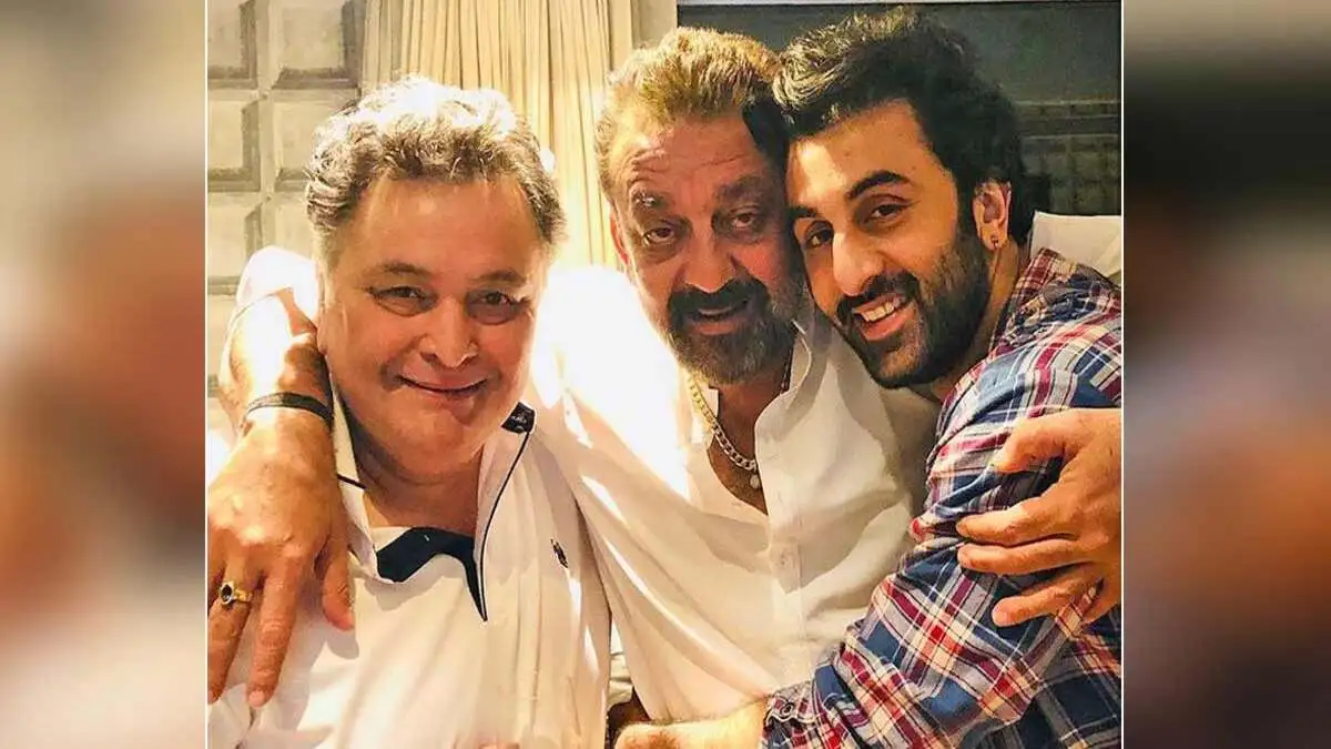 Rishi Kapoor Sanjay Dutt Ranbir Kapoor L R