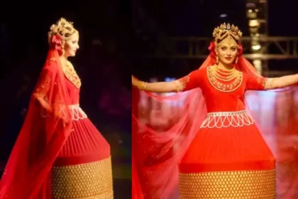 Urvashi Rautela’s Historic Fashion Moment Walking The Ramp In 24k Gold Manipuri Bridal Attire