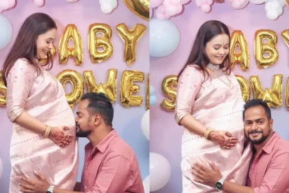 Devoleena Bhattacharjee Flaunts Baby Bump At Grand Baby Shower