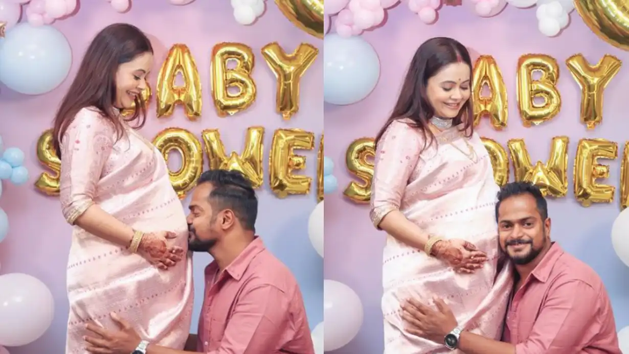 Devoleena Bhattacharjee Flaunts Baby Bump At Grand Baby Shower