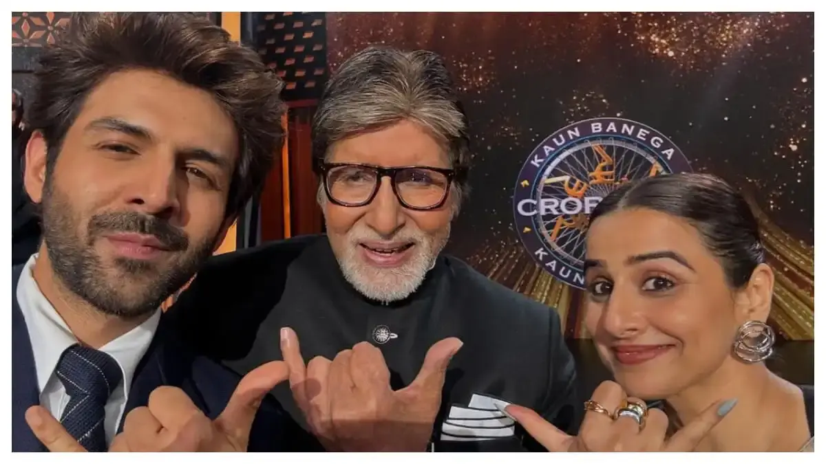 Kartik Aaryan, Amitabh Bachchan, Vidya Balan