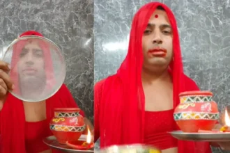 Puneet Superstar's Karwa Chauth Look Sparks Controversy