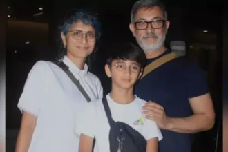 Aamir Khan Kiran Rao And Son Azad