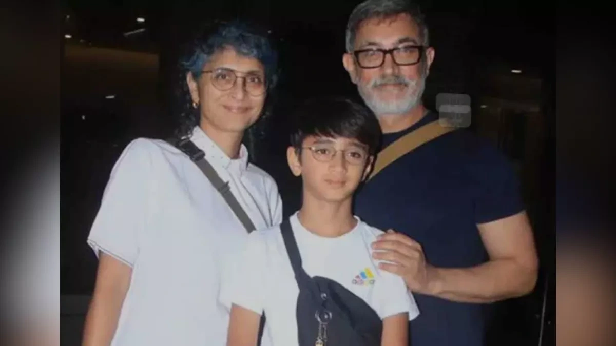 Aamir Khan Kiran Rao And Son Azad