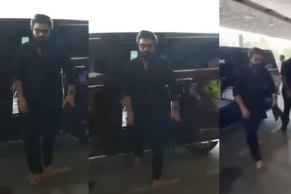 Ram Charan Walks Barefoot To Lucknow For ‘game Changer’ Teaser Launch