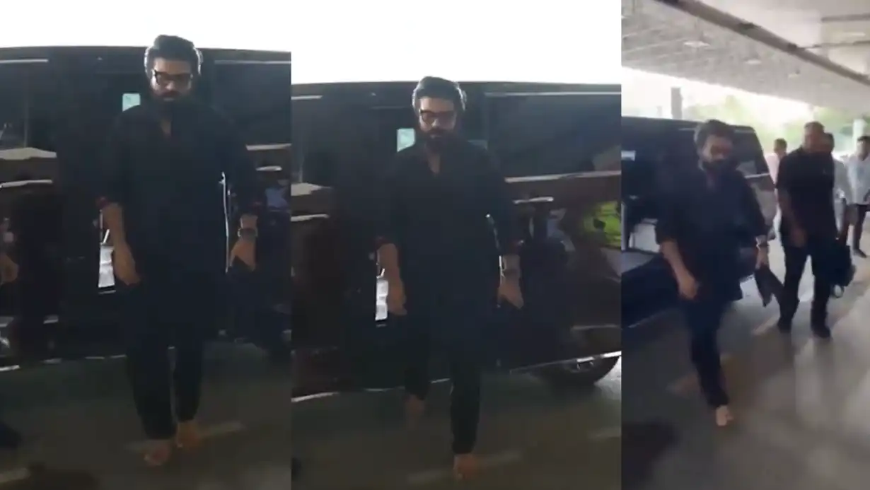 Ram Charan Walks Barefoot To Lucknow For ‘game Changer’ Teaser Launch