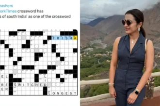 South Indian Actress Trisha Krishnan Featured In New York Times Crossword Puzzle