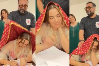 Anurag Kashyap's Heartwarming Moment Adjusting Daughter Aaliyah's Dupatta At Her Wedding