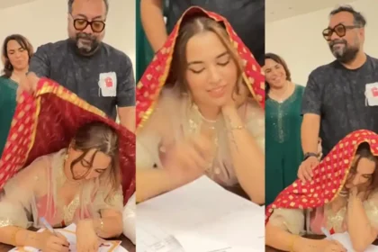 Anurag Kashyap's Heartwarming Moment Adjusting Daughter Aaliyah's Dupatta At Her Wedding