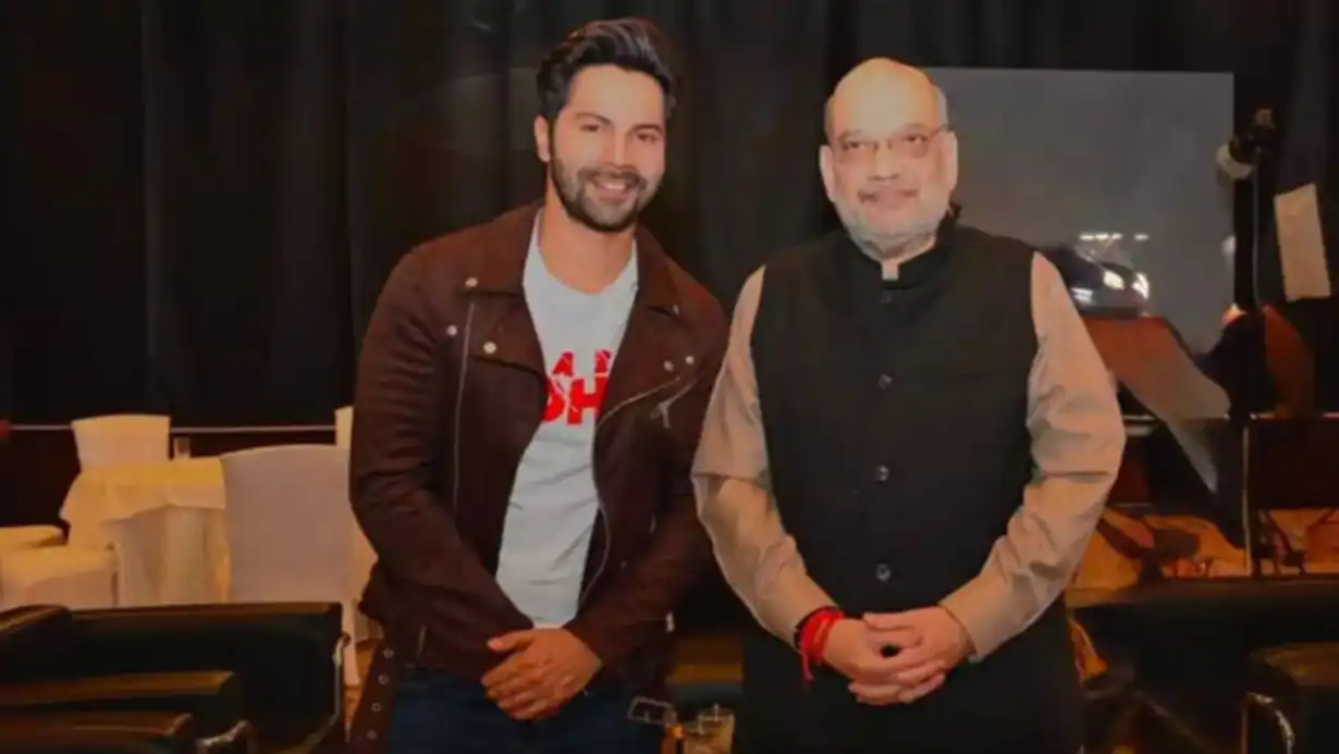 Varun Dhawan Meets Union Home Minister Amit Shah, Shares Excitement Online