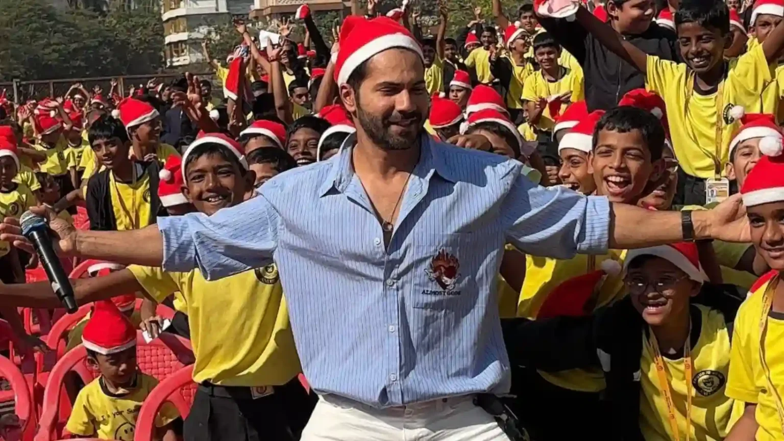 Varun Dhawan Spreads Christmas Cheer As Santa Claus To Promote 'baby John'