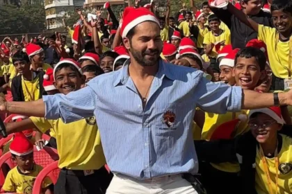 Varun Dhawan Spreads Christmas Cheer As Santa Claus To Promote 'baby John'