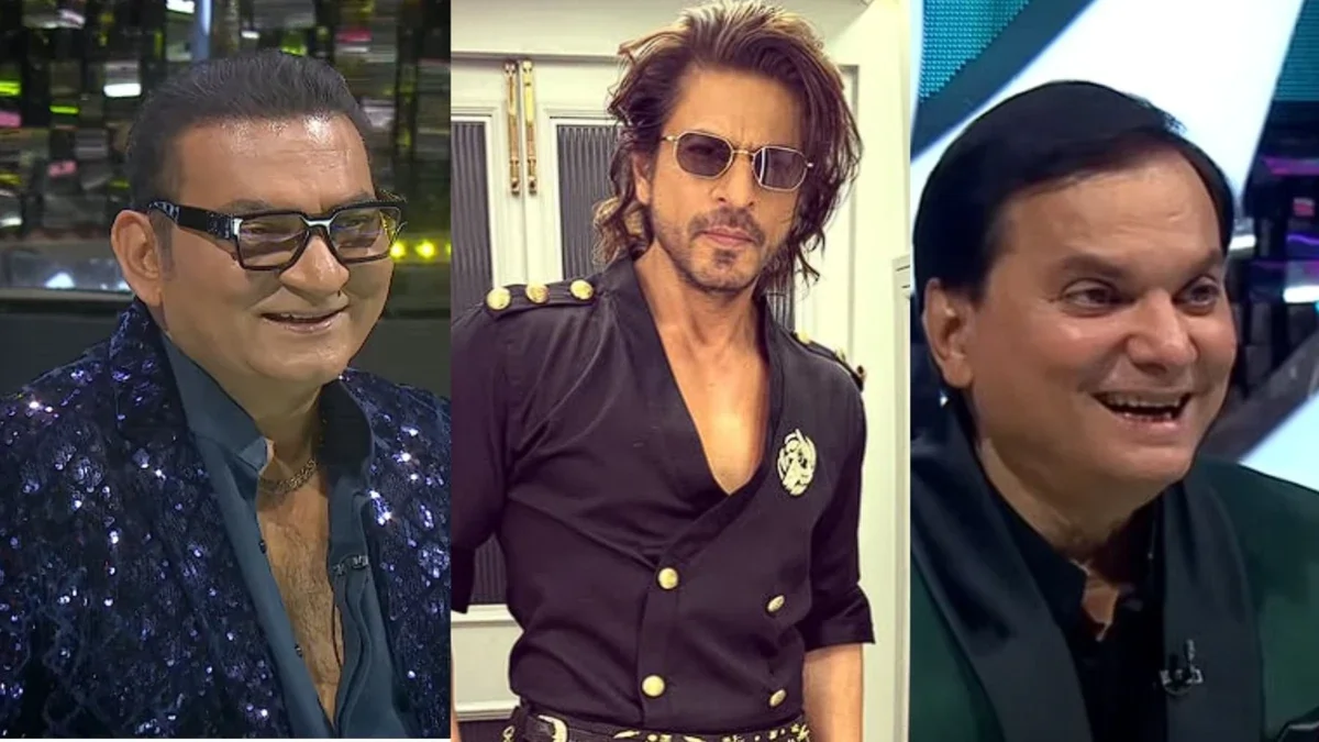 Abhijeet Bhattacharya, Shahrukh Khan And Lalit Pandit