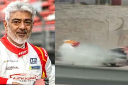 Actor Ajith Kumar Survives Terrifying Car Crash During Dubai Racing Event