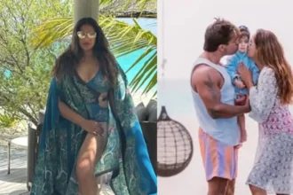 Bipasha Basu Gets Romantic With Husband Karan Singh Grover On The Beach