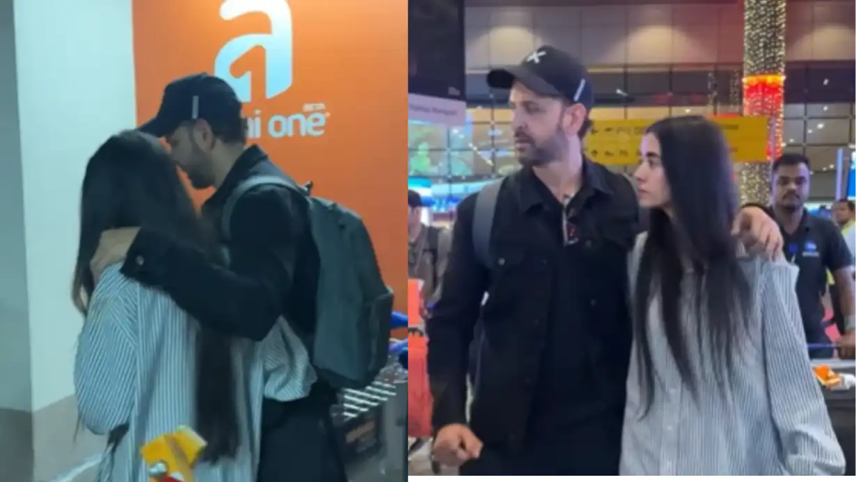 Hrithik Roshan Spotted With Girlfriend Saba Azad At Mumbai Airport After Dubai Vacation