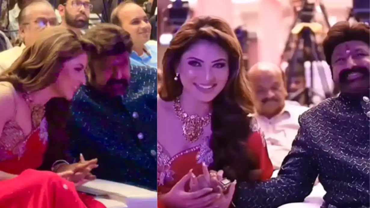 Urvashi Rautela Gets Uncomfortable As South Star Nandamuri Balakrishna's Actions