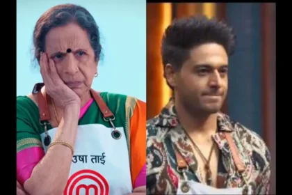 Usha Nadkarni And Gaurav Khanna In Celebrity Masterchef