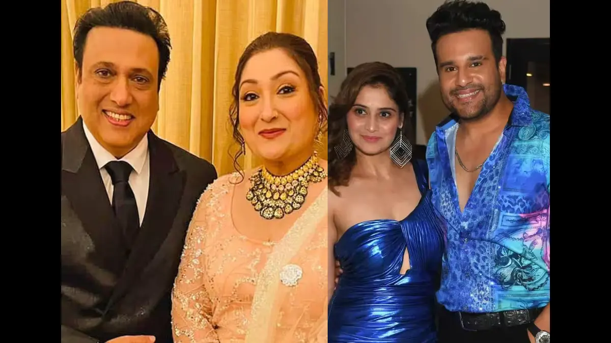 Govinda, Sunita, Arti, Krushna Abhishek