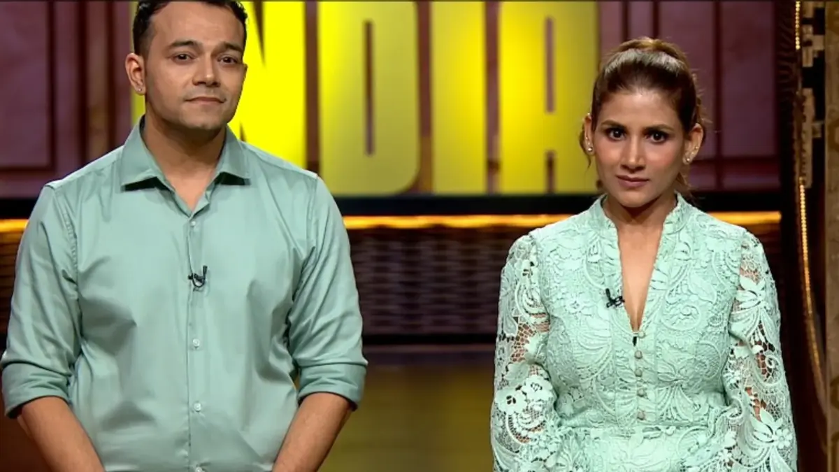 Rahul Tyagi And Samiksha Yadav In Shark Tank India 4