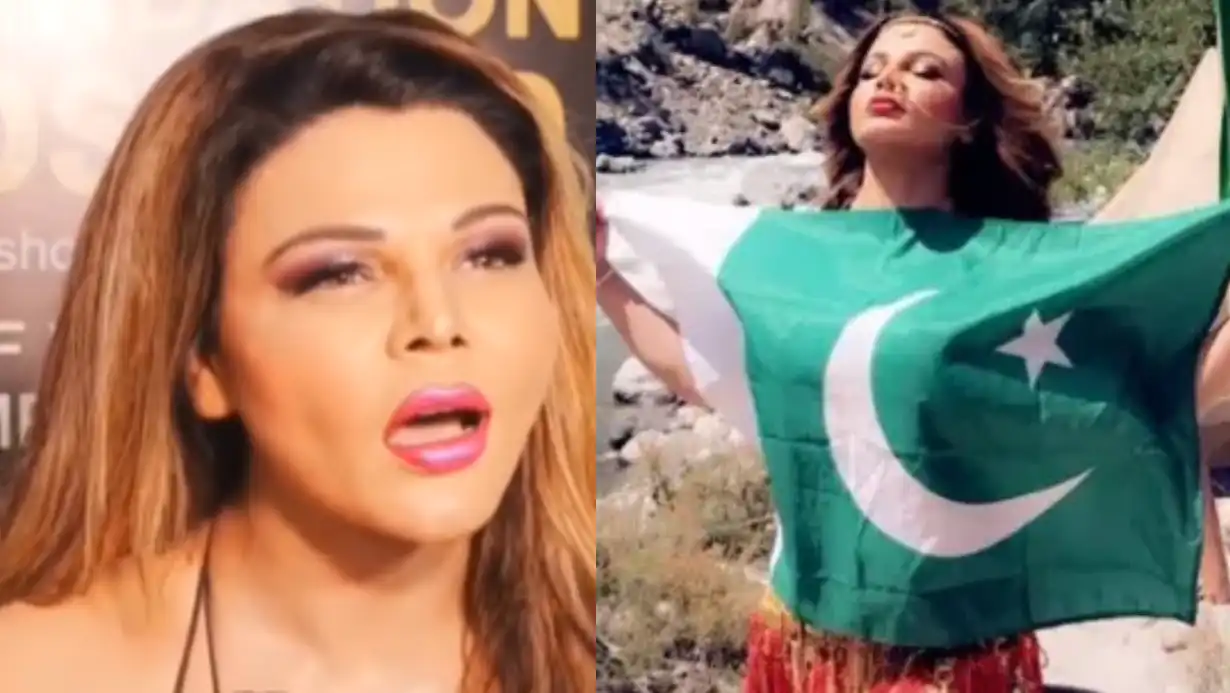 Rakhi Sawant Breaks Silence On Viral Photo With Pakistan Flag