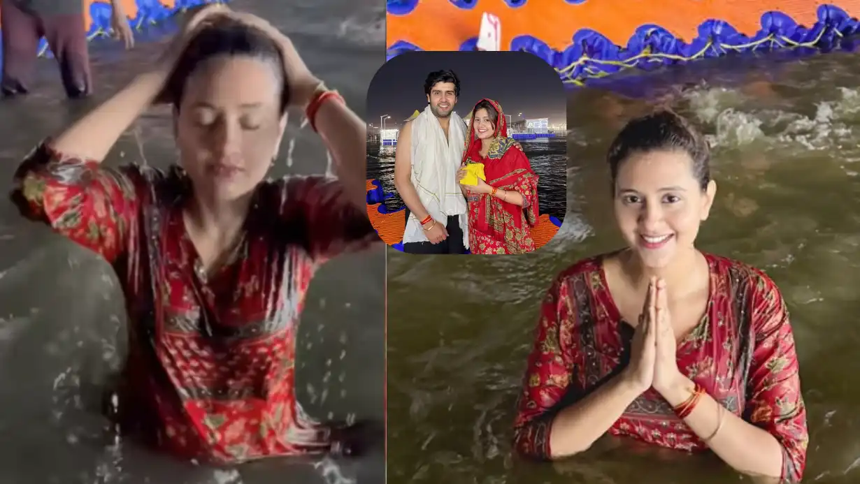 Who Accompanied The 'kacha Badam' Girl Trolled After Taking A Holy Dip!