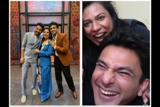 Celebrity Masterchef Judges And Vikas Khanna With His Sister