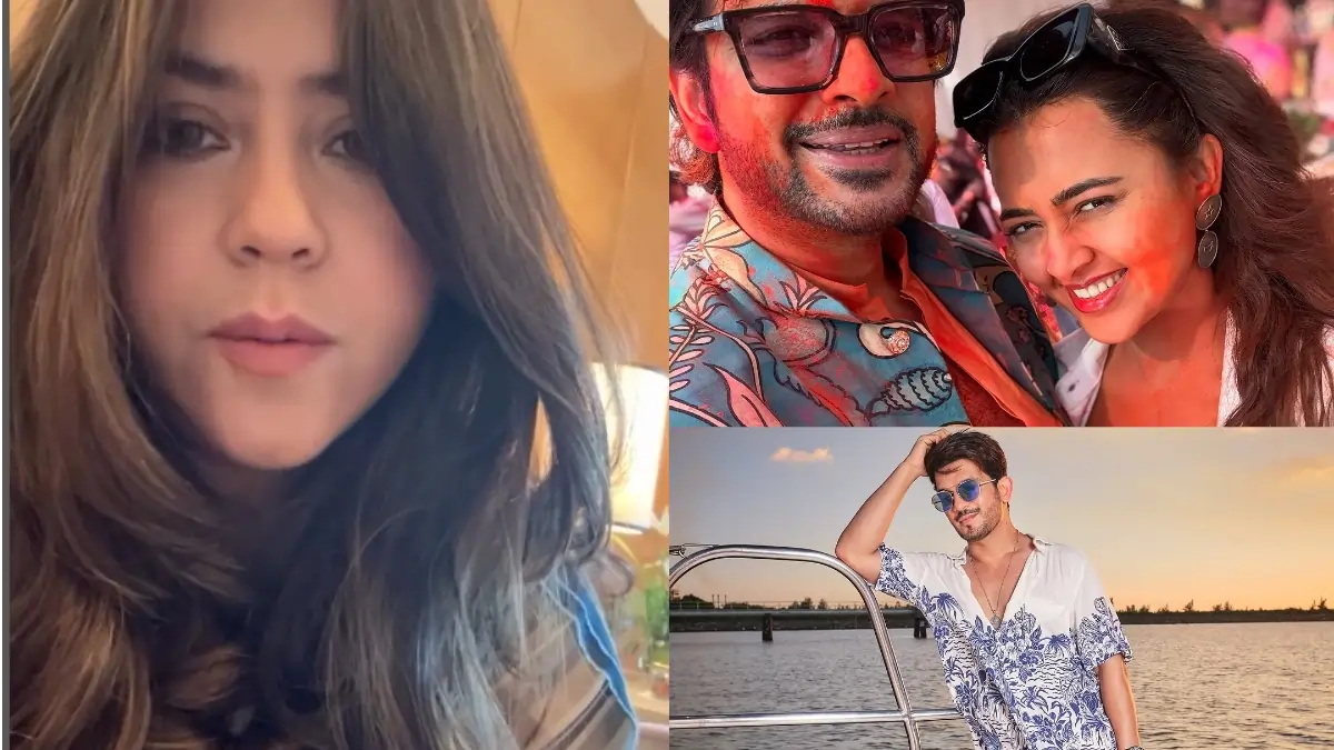 Ekta Kapoor, Karan Kundra, Tejasswi Prakash Arjun Bijlani