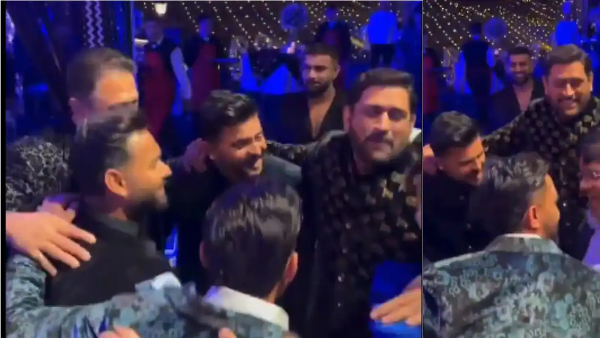 Ms Dhoni’s Dance Moves & Suresh Raina’s Grooves Rishabh Pant’s Sister’s Wedding