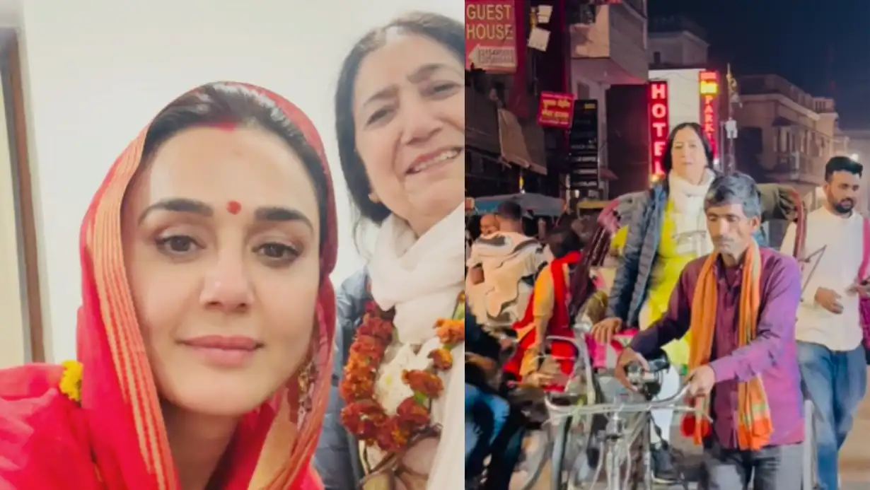 Preity Zinta Visits Kashi Vishwanath Temple, Shares Beautiful Glimpses On Social Media