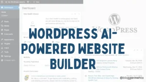WordPress AI-Powered Website Builder
