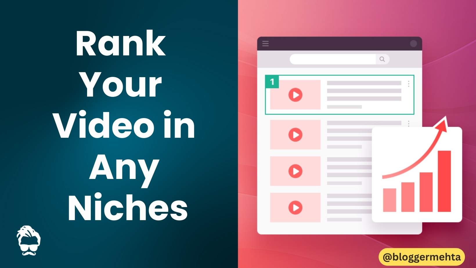 Digital Gabbar - The Tech Giant of India | Rohit Mehta Blog 4 How To Rank Your Video In Competitive Niches With Big Players