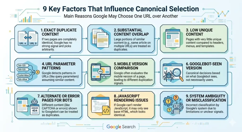 9 Key Factors That Influence Canonical Selection