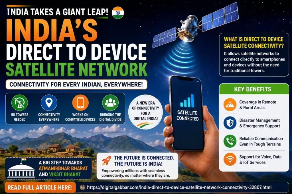 India Prepares Satellite To Phone Connectivity Revolution