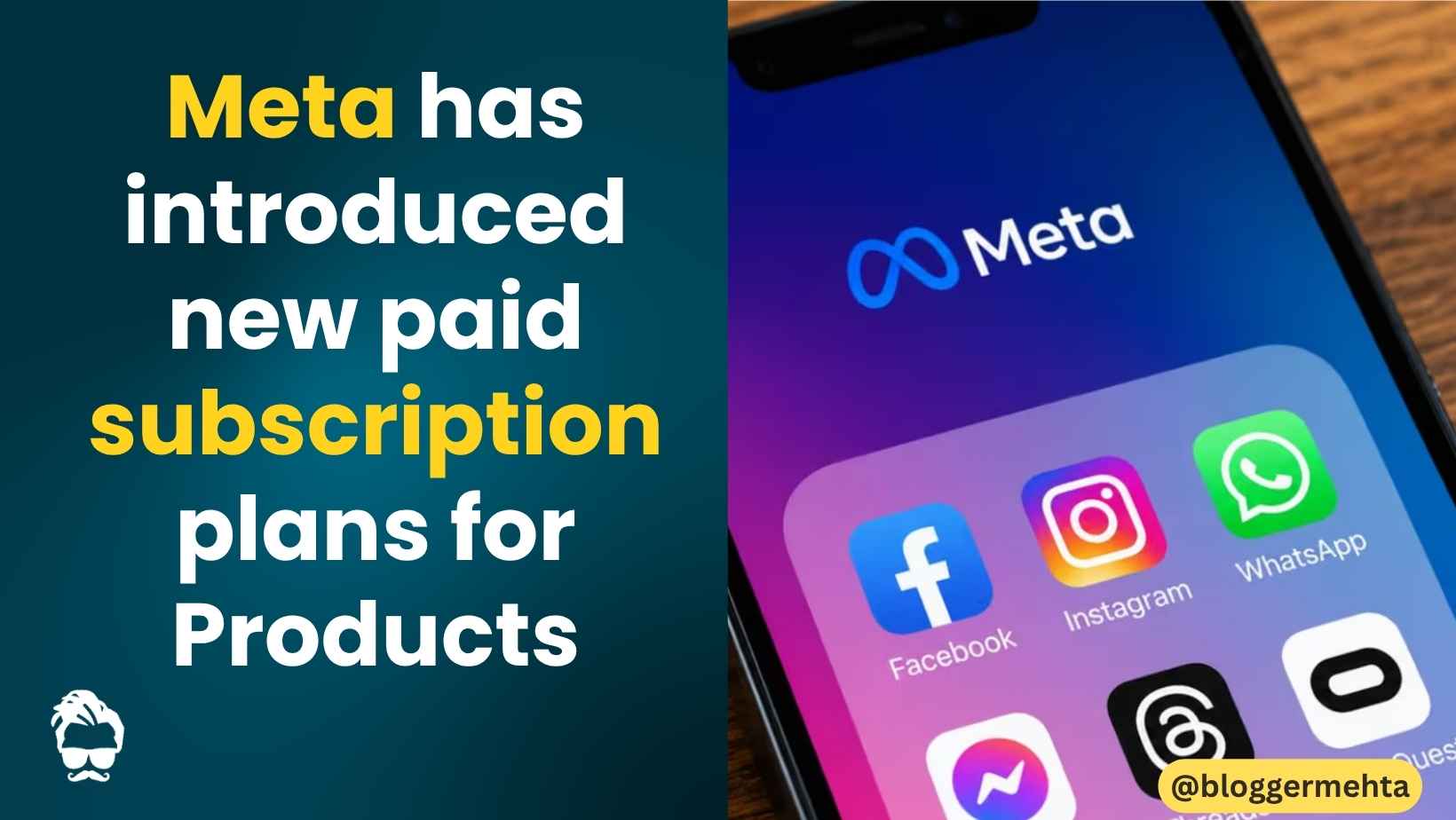 Digital Gabbar - The Tech Giant of India | Rohit Mehta Blog 4 Meta Paid Plans Instagram Whatsapp Facebook