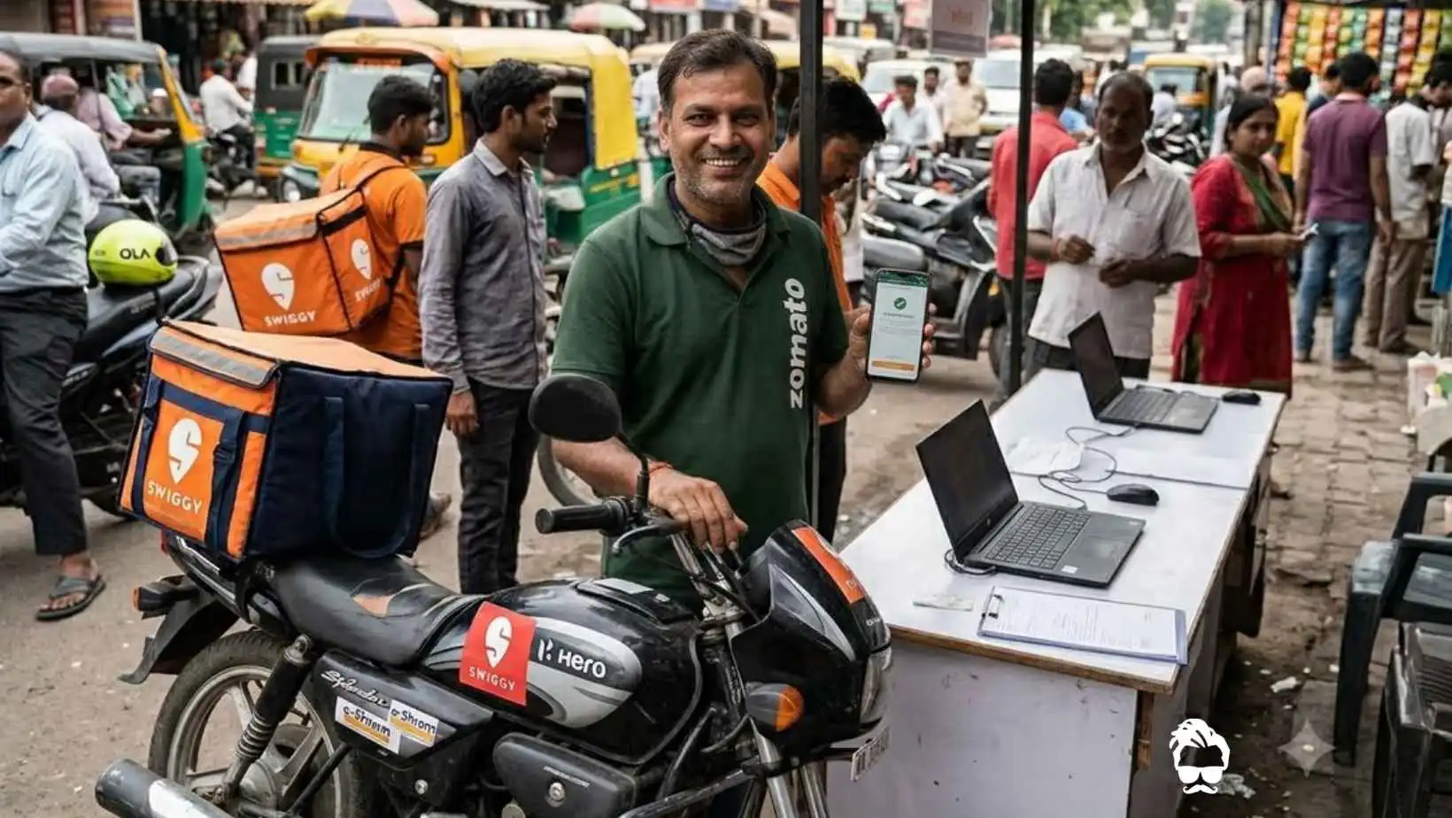 E Shram Portal Benefits Gig Workers Swiggy Zomato Uber Ola